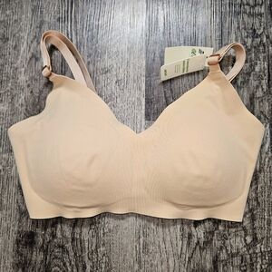 Aerie Smoothez Padded Bralette Size S, Tan, NWT